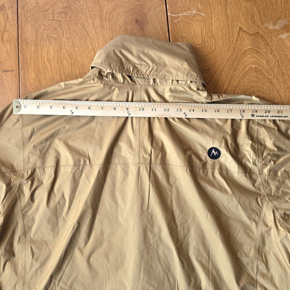 Marmot Men's Caramel Hooded Rain Jacket - Picture 11 of 14